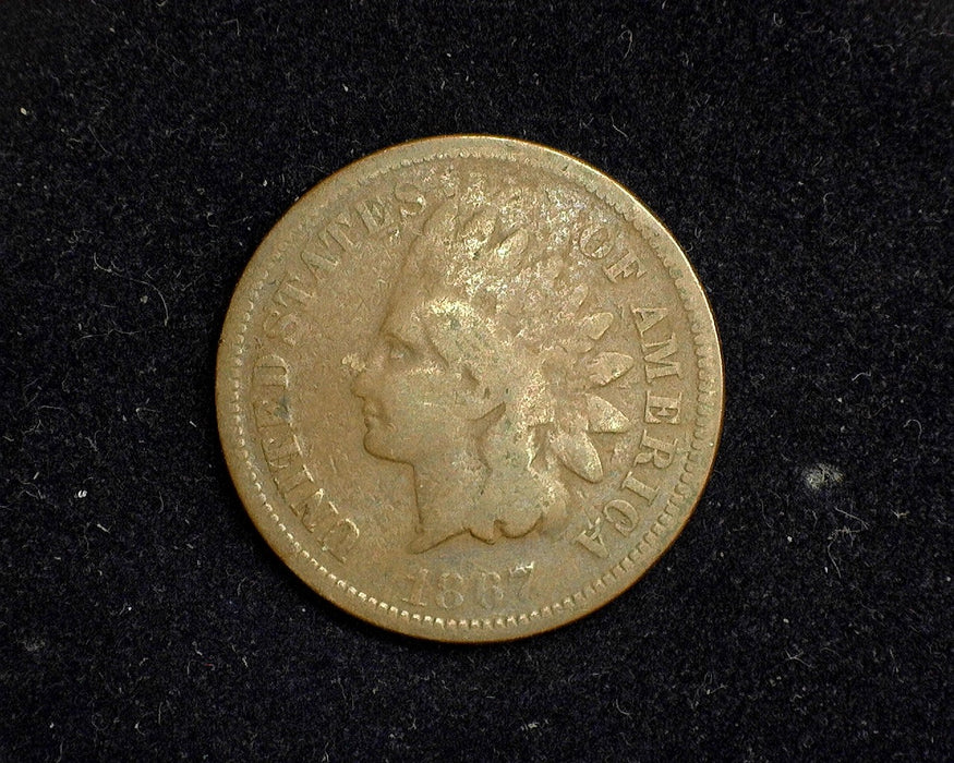 1867 Indian Head Penny/Cent G - US Coin
