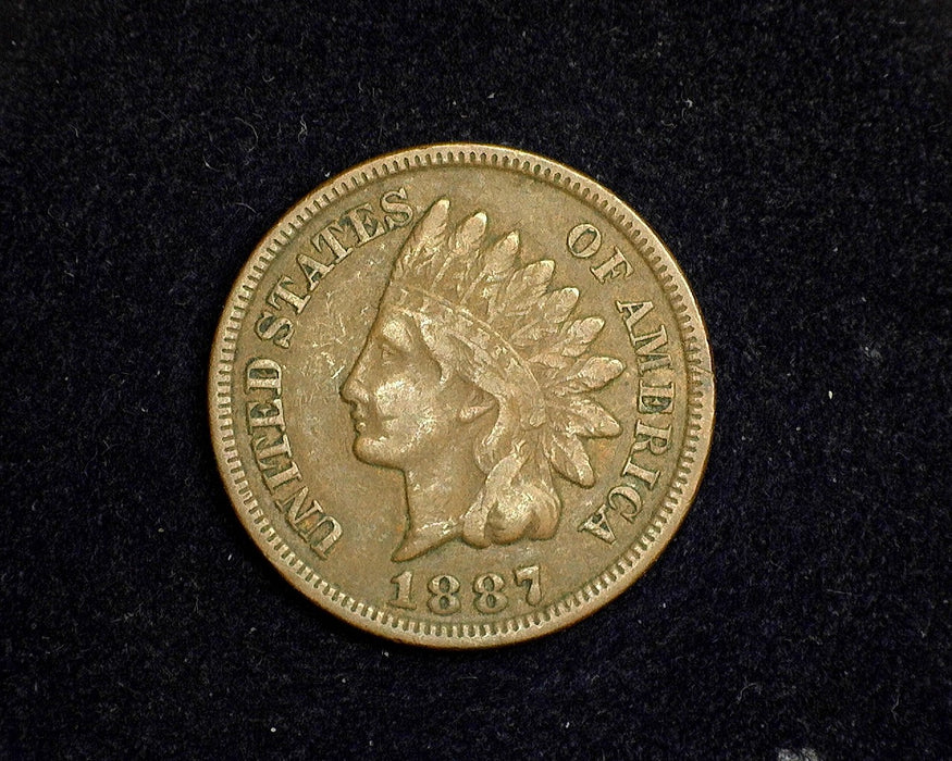 1887 Indian Head Penny/Cent VF - US Coin