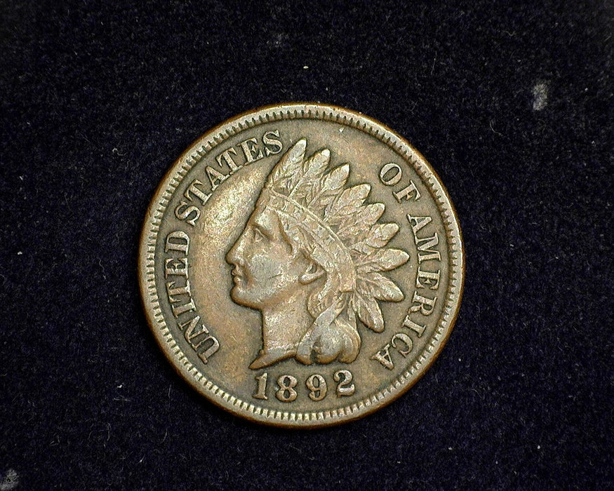 1892 Indian Head Penny/Cent VF - US Coin