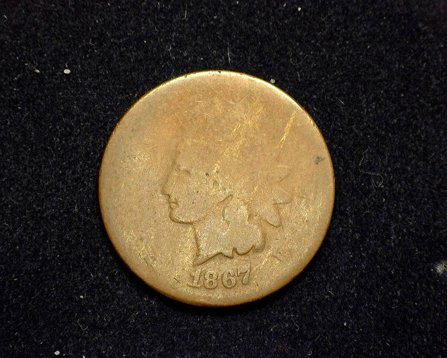 1867 Indian Head Penny/Cent AG - US Coin