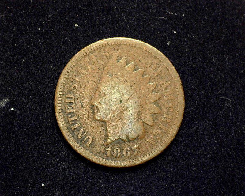1867 Indian Head Penny/Cent G - US Coin
