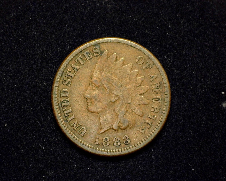 1883 Indian Head Penny/Cent F - US Coin