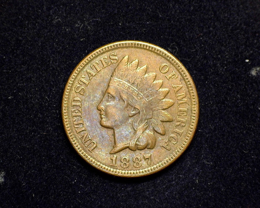 1887 Indian Head Penny/Cent VF/XF - US Coin