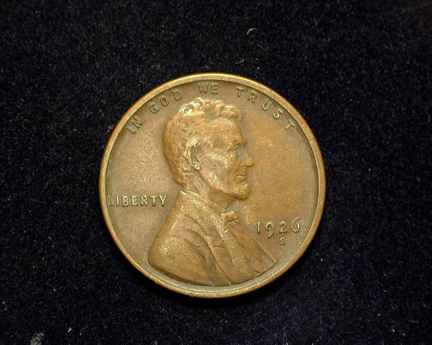 1926 S Lincoln Wheat Penny/Cent XF - US Coin