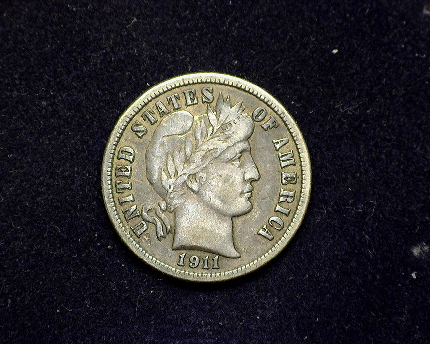 1911 Barber Dime VF - US Coin