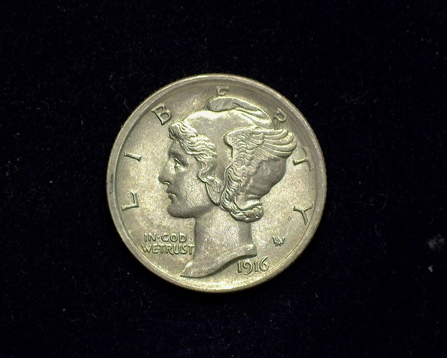 1916 Mercury Dime BU MS-64 - US Coin