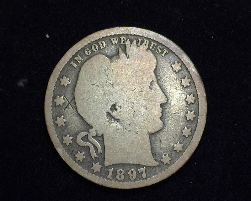 1897 O Barber Quarter G - US Coin