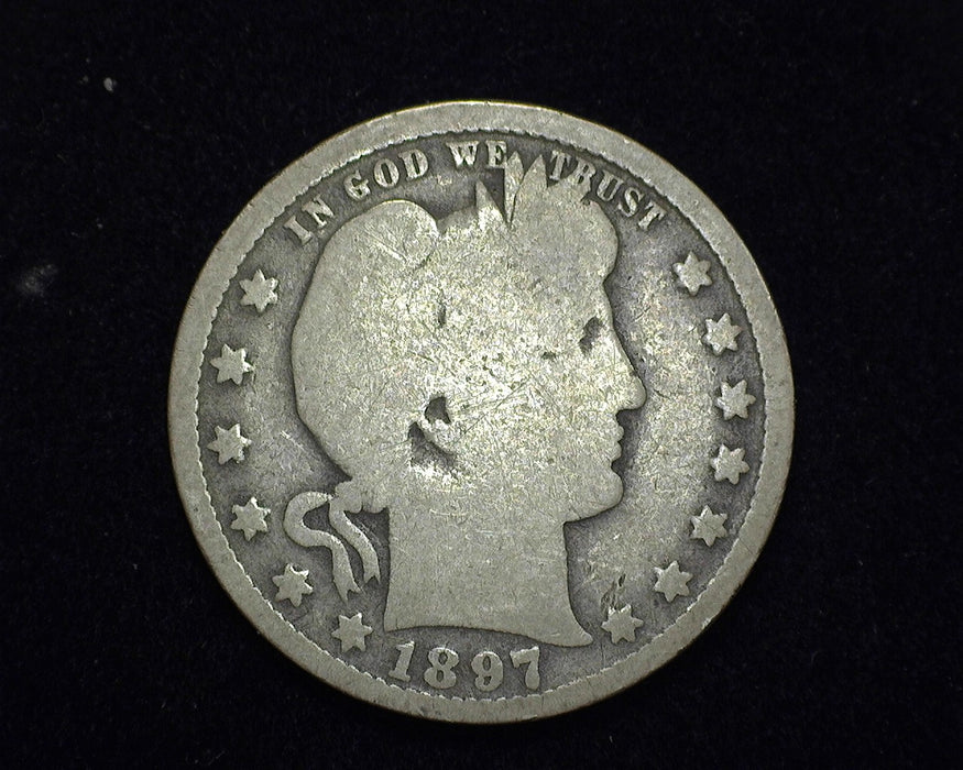 1897 O Barber Quarter G - US Coin