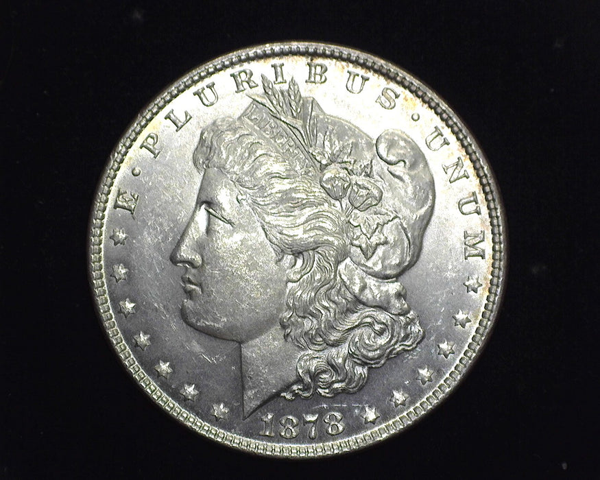 1878 7/8 Feathers Morgan Silver Dollar BU - US Coin