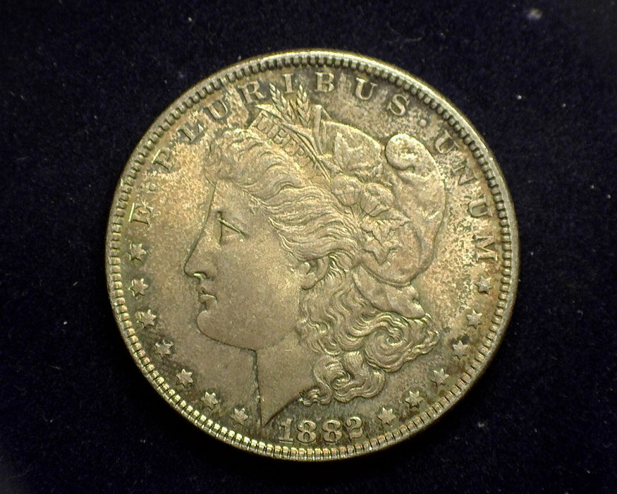 1882 Morgan Silver Dollar BU Beautifully toned - US Coin