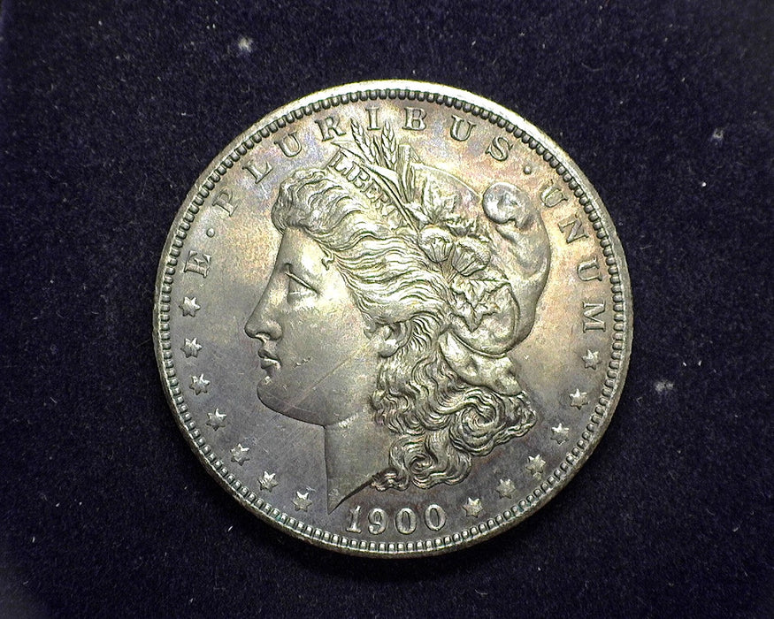 1900 Morgan Silver Dollar BU Nicely toned - US Coin