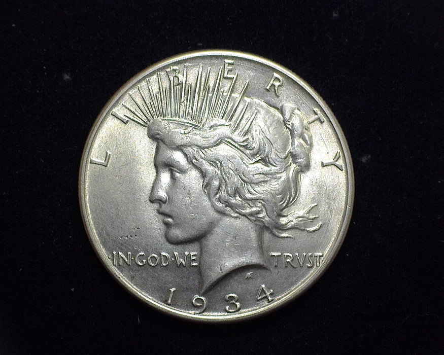 1934 Peace Dollar AU - US Coin