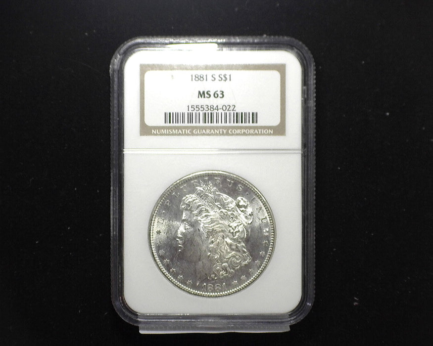 1881 S Morgan Dollar NGC - MS63 - US Coin