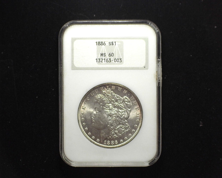 1886 Morgan Dollar NGC - MS60 - US Coin