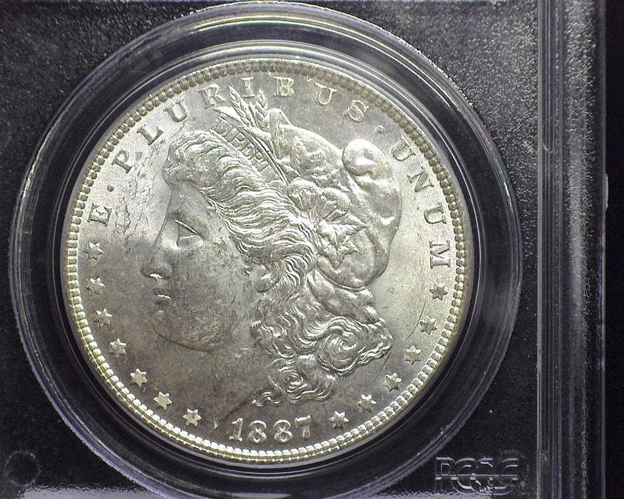 1887 Morgan Dollar PCGS - MS63 - US Coin