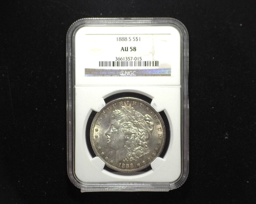 1888 S Morgan Dollar NGC - AU58 - US Coin