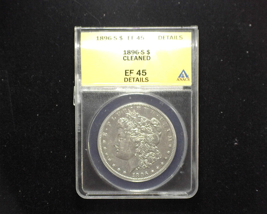 1896 S Morgan Dollar ANACS - EF45 - US Coin
