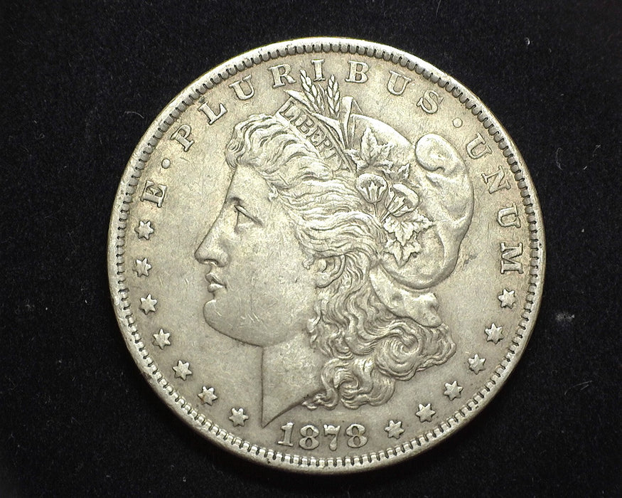 1878 7 Feathers Morgan Dollar XF - US Coin