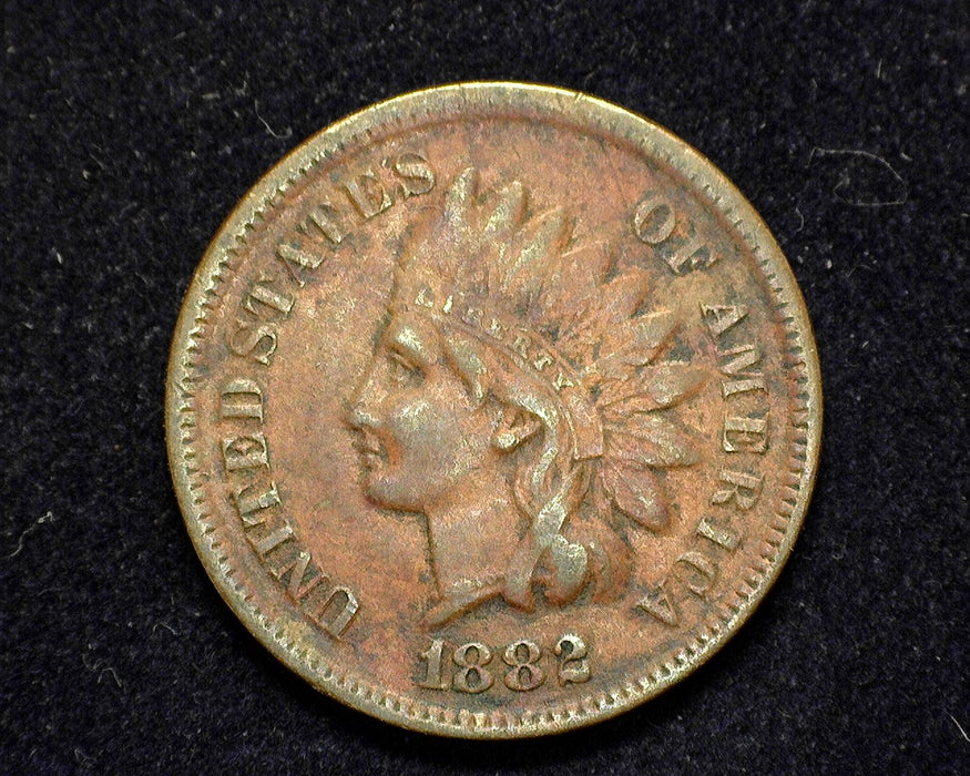 1882 Indian Head Penny/Cent F Corroded - US Coin