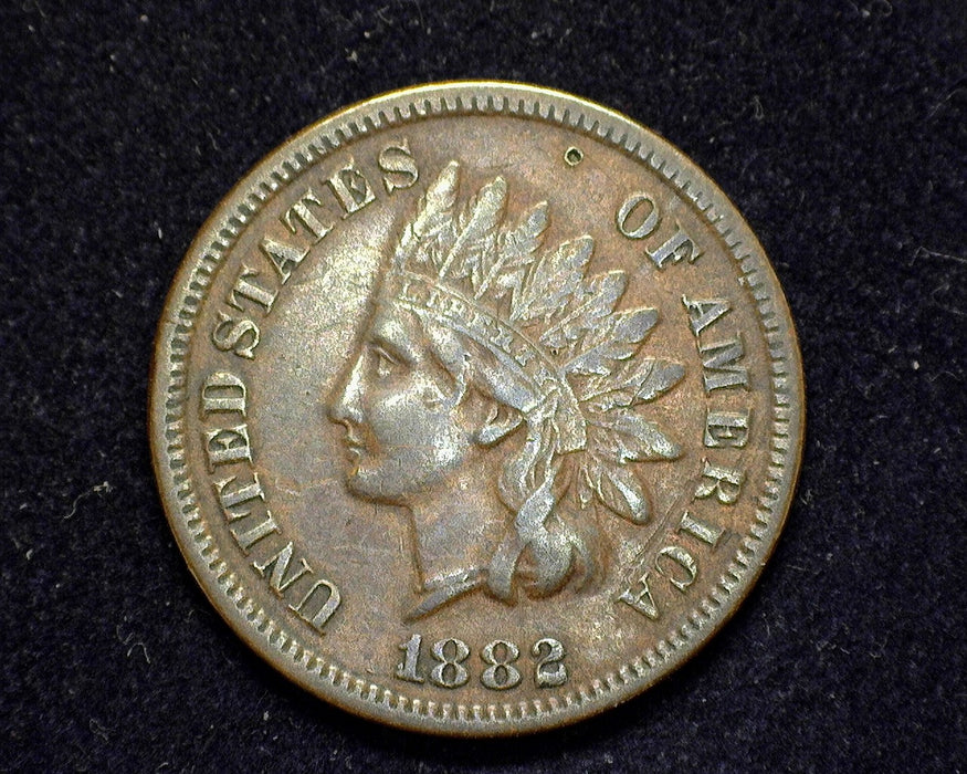 1882 Indian Head Penny/Cent F - US Coin