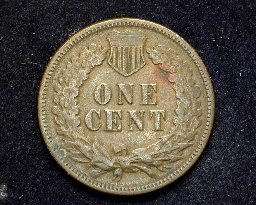 1886 Type 2 Indian Head Penny/Cent F - US Coin