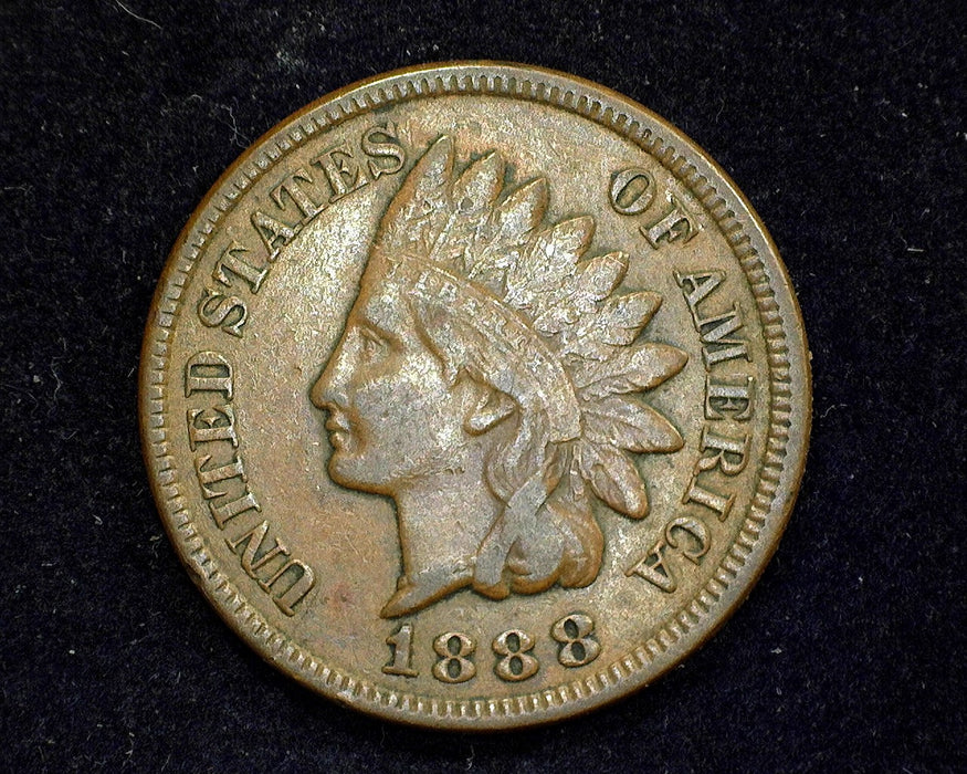 1888 Indian Head Penny/Cent VF - US Coin