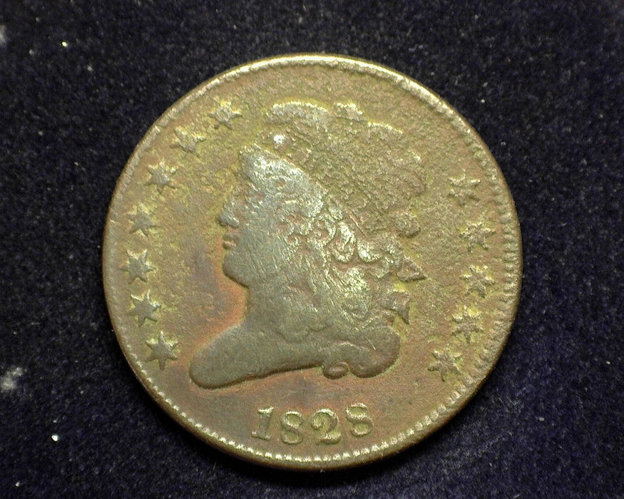 1828 Classic Head Half Cent VG Surface corrosion - US Coin