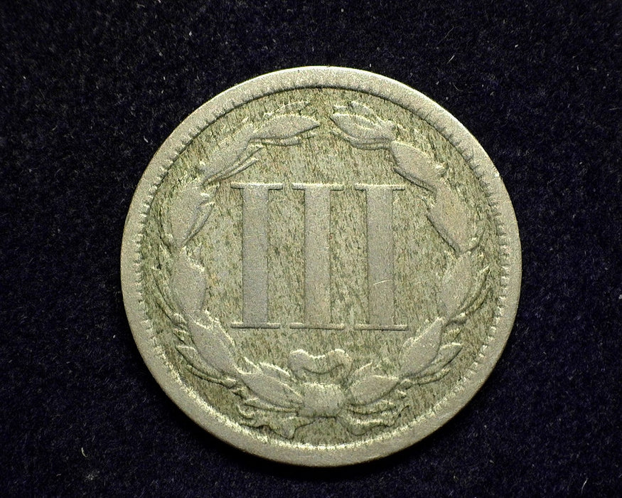 1869 Three Cent Nickel G - US Coin