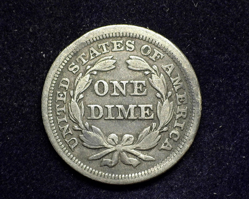 1855 Arrows Liberty Seated Dime F - US Coin