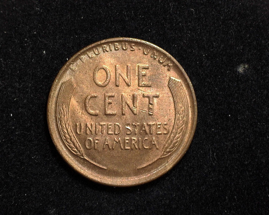 1922 D Lincoln Wheat Cent Deep red toning with strong strike. Choice. MS-64 RD - US Coin