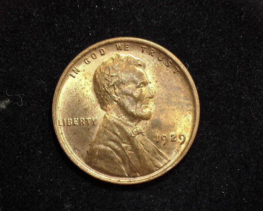 1929 Lincoln Wheat Cent Blazing Gem! MS-65 RD - US Coin