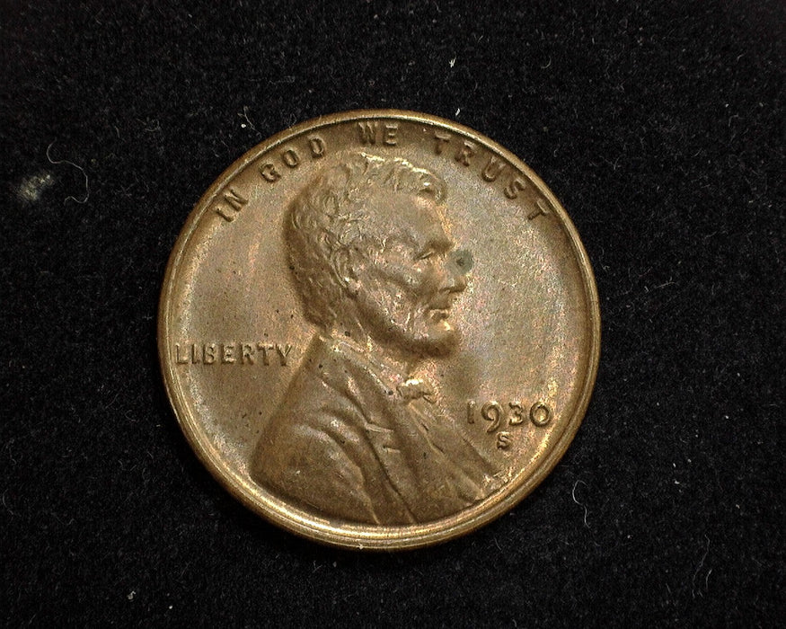 1930 S Lincoln Wheat Cent BU RB - US Coin