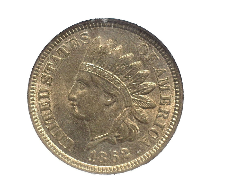 1862 Indian Head Penny/Cent NGC MS64 Full lustre - US Coin