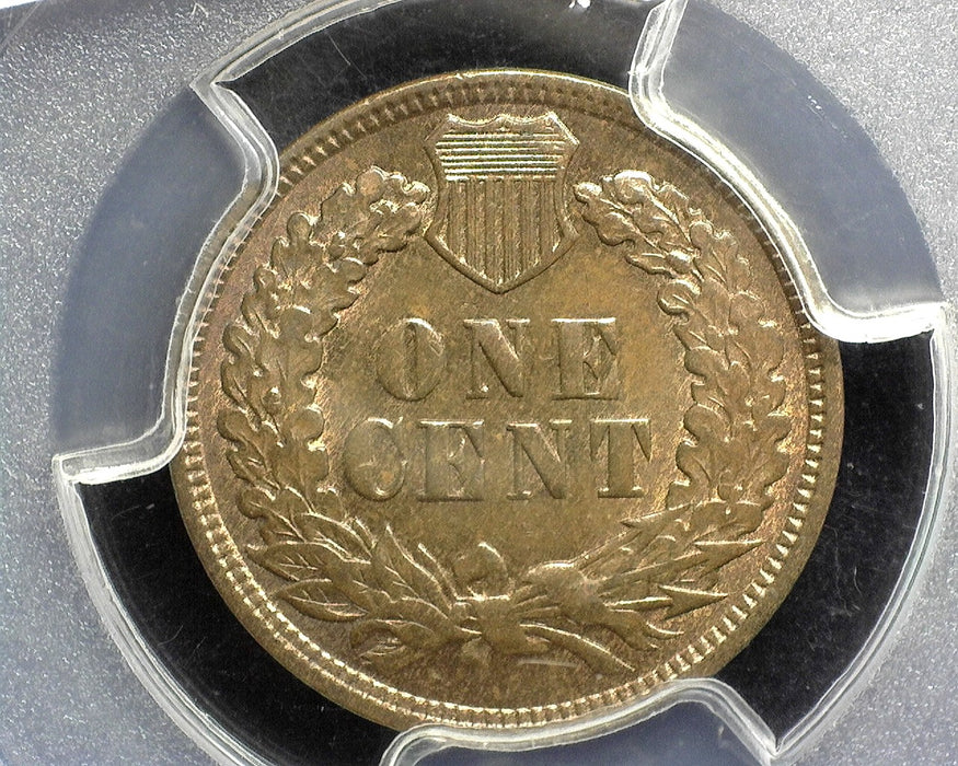1871 Indian Head Penny/Cent PCGS MS63 BN - US Coin