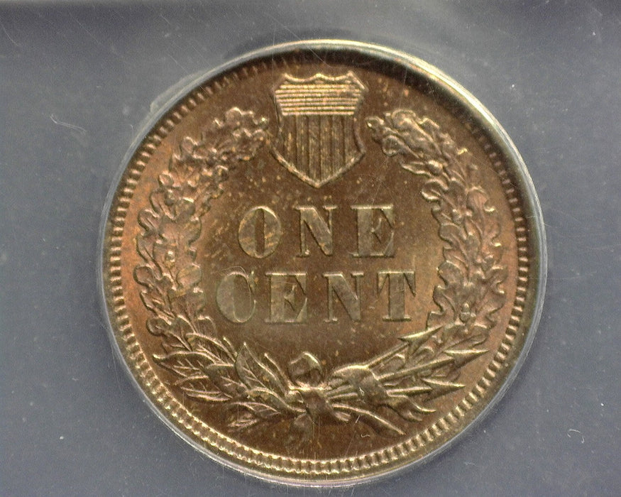 1904 Indian Head Penny/Cent ANACS MS63 BN Traces red - US Coin