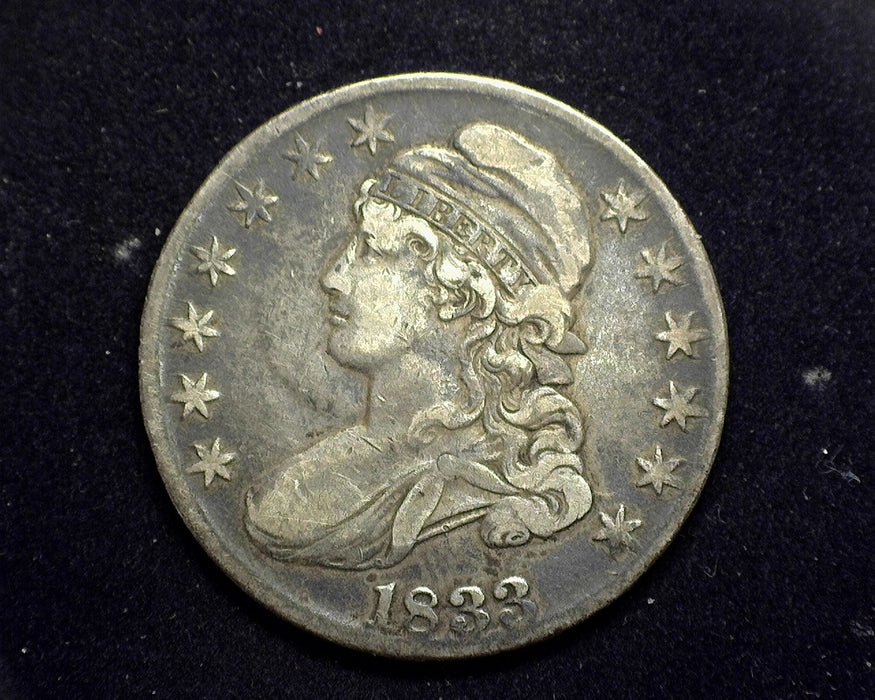 1833 Capped Bust Half Dollar F/VF - US Coin