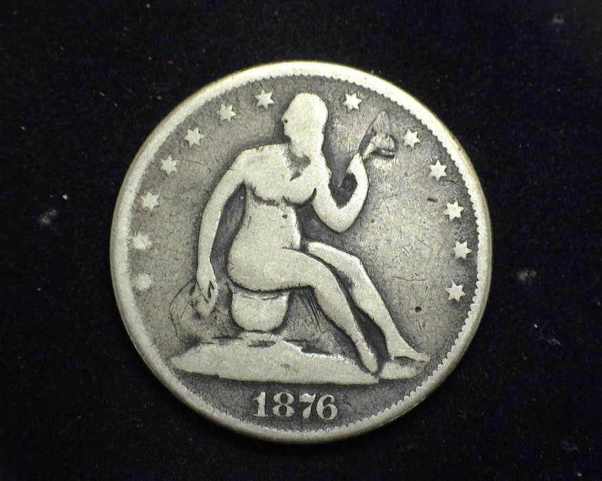 1876 Potty Liberty Seated Half Dollar - US Coin