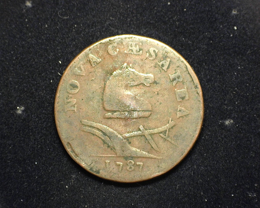 1787 Nova Caesarea New Jersey Commemorative AG Counterstamped - US Coin