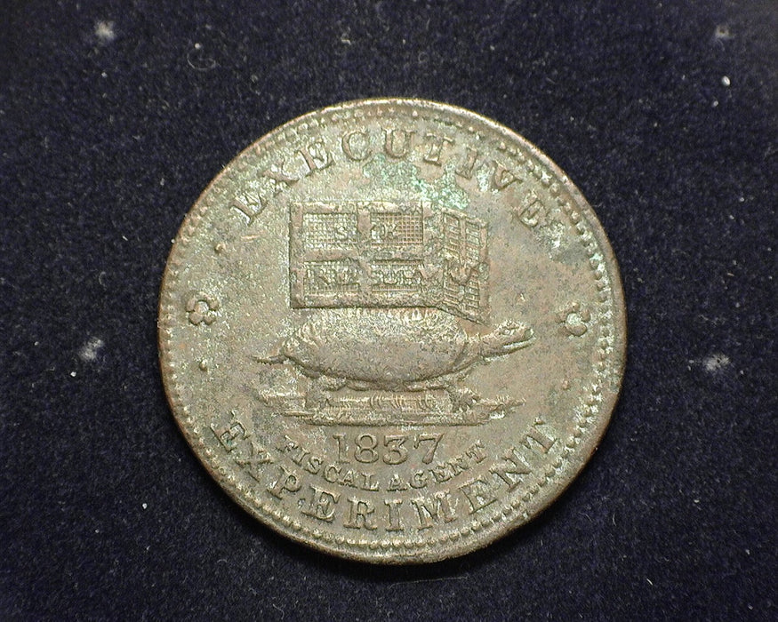 1837 executive experiment coin