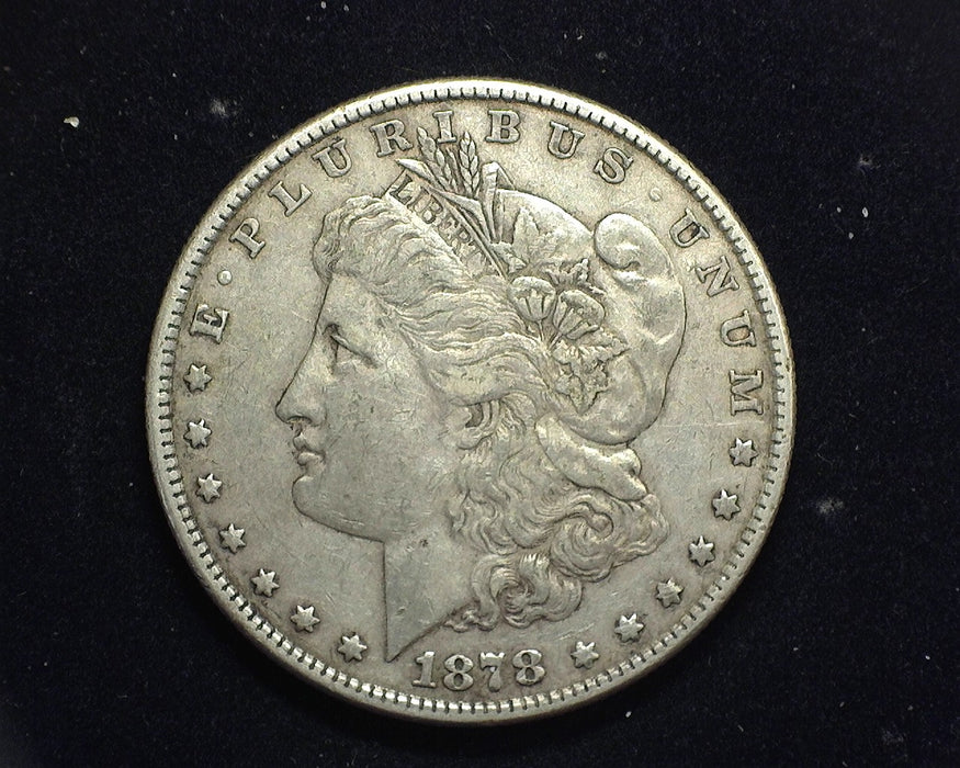 1878 8 feathers Morgan Dollar VF/XF - US Coin