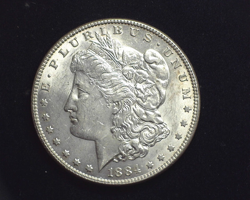1884 Morgan Silver Dollar BU MS64 - US Coin