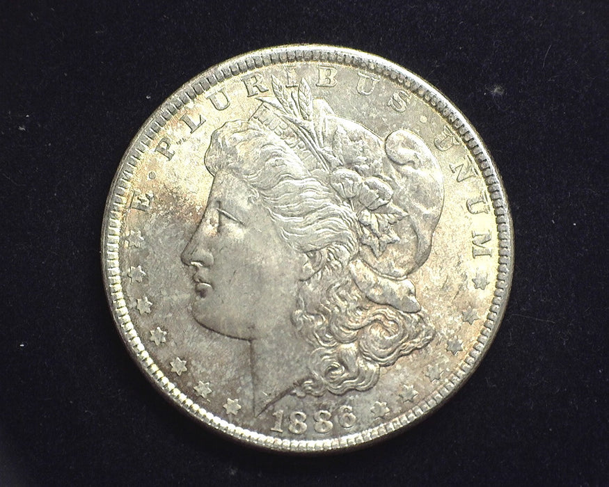 1886 Morgan Silver Dollar BU MS63 - US Coin