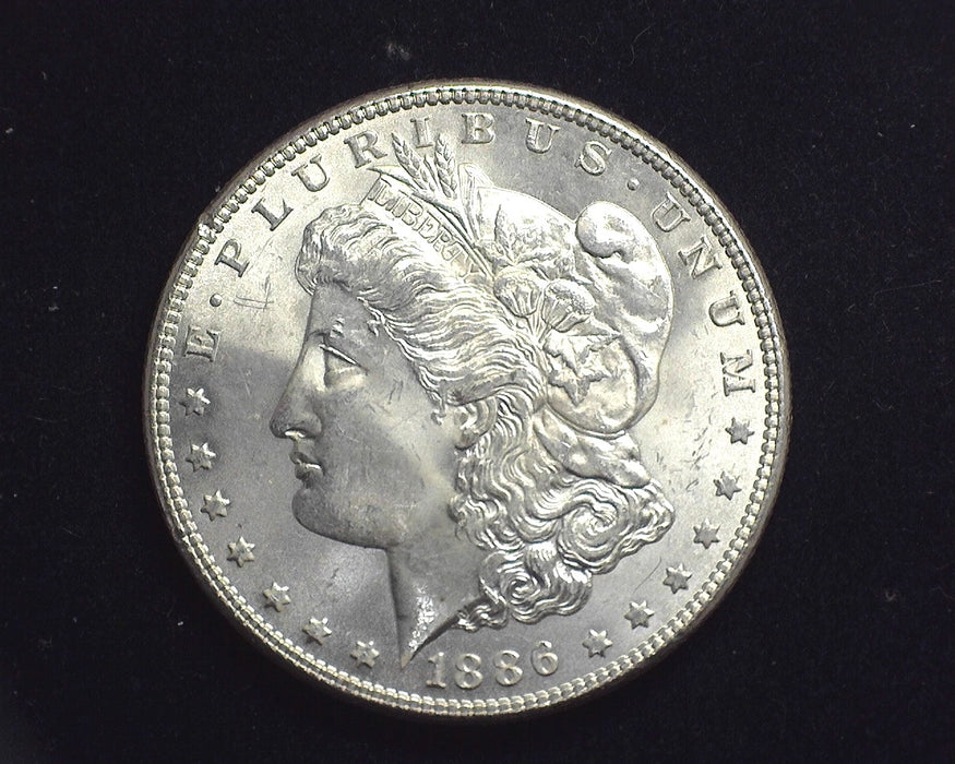 1886 Morgan Silver Dollar BU MS64 - US Coin