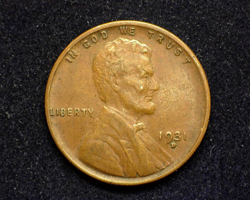 1931 D Lincoln Wheat Penny/Cent VF - US Coin