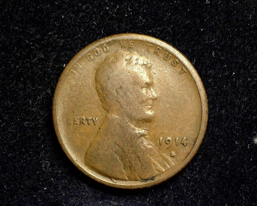 1914 S Lincoln Wheat Penny/Cent G - US Coin