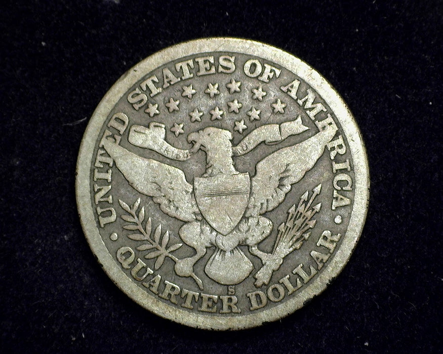 1892 S Barber Quarter G - US Coin