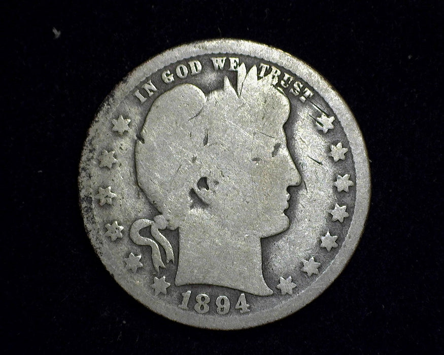 1894 O Barber Quarter AG/G - US Coin