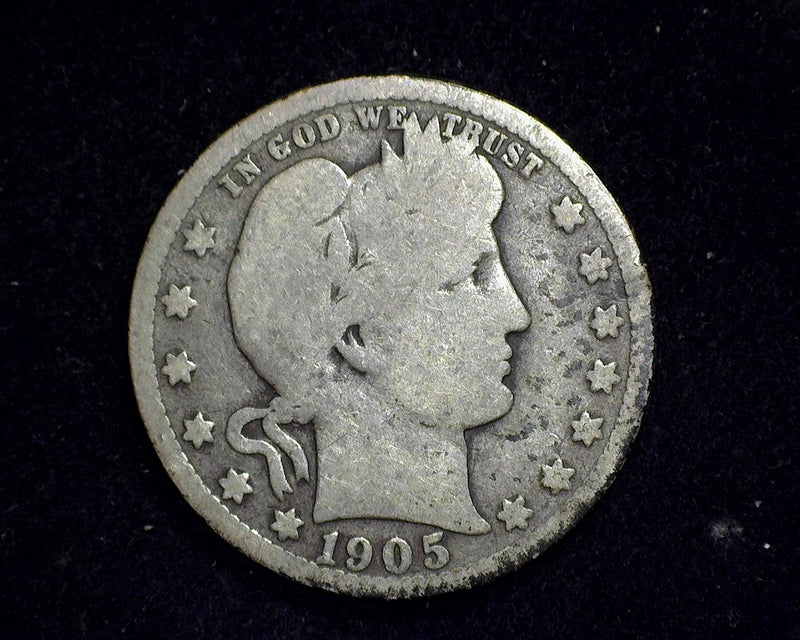 1905 S Barber Quarter AG/G - US Coin