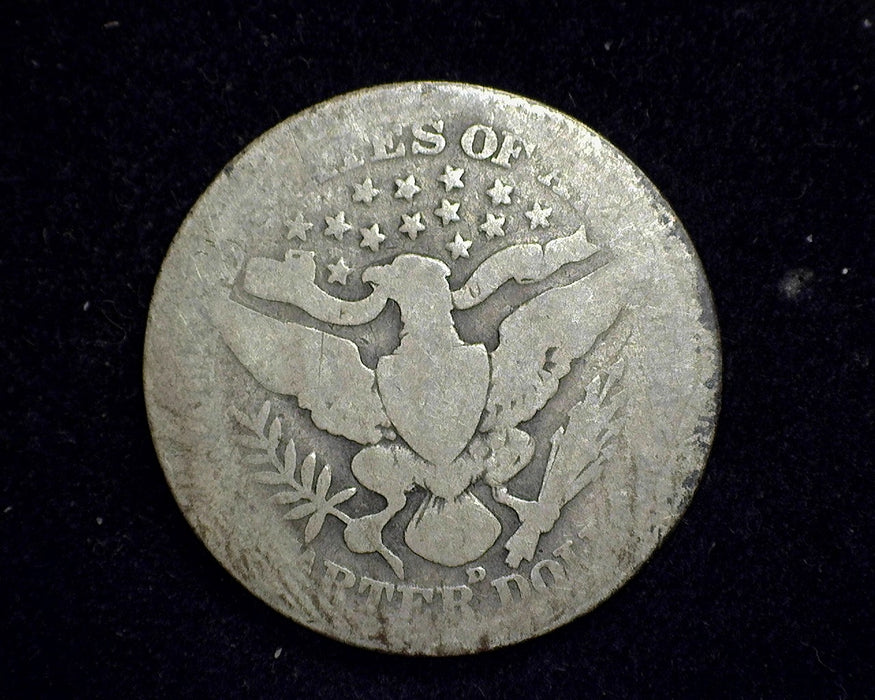 1911 D Barber Quarter AG - US Coin