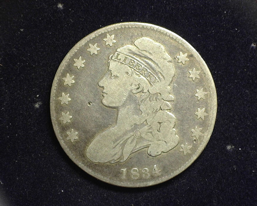 1834 Capped Bust Half Dollar VG Small date Small letters - US Coin